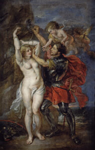 Perseus Liberating Andromeda (1639–40). Oil on canvas, 265 x 160 cm